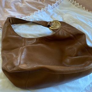 Michael Kors brown shoulder bag
